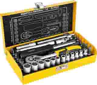 Vonder, Jogo De Soquetes E Ponteiras Com Encaixe De 1/4', 4,0 Mm A 13,0 Mm, Com 33 Peças.