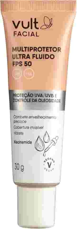 Vult Ultrafluido FPS 50 Multiprotetor Solar Facial 30g