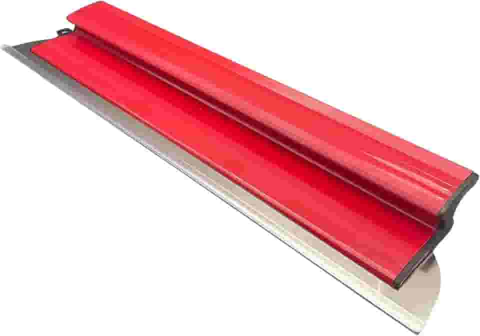 Desempenadeira Massa Corrida Compel Aço Inox 60cm para Massa Corrida e Gesso Flexível Massa Corrida Gesso Texturas, espátula inox, para raspador de rejunte