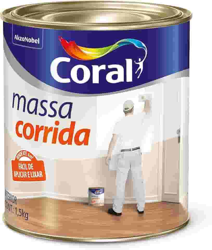 MASSA CORRIDA BRANCO 1,5KG - CORAL