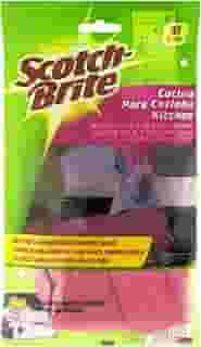 Scotch-Brite, 3M, Luva para Cozinha, Aroma de Limão, Rosa, Tamanho M, 1 par