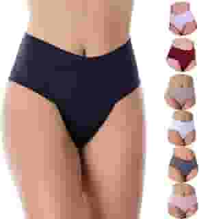 KIT 10 CALCINHAS COS DUPLO LISAS SEGURA BARRIGA POWER FITNESS MODELADORA