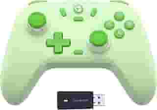 GameSir Nova Lite Controlador sem fio 2.4g para PC com Windows, iPhone, Android, Switch e Steam Deck, Controle Bluetooth Gamepad com gatilho de efeito Hall, Turbo, vibração Rumble(cor verde)