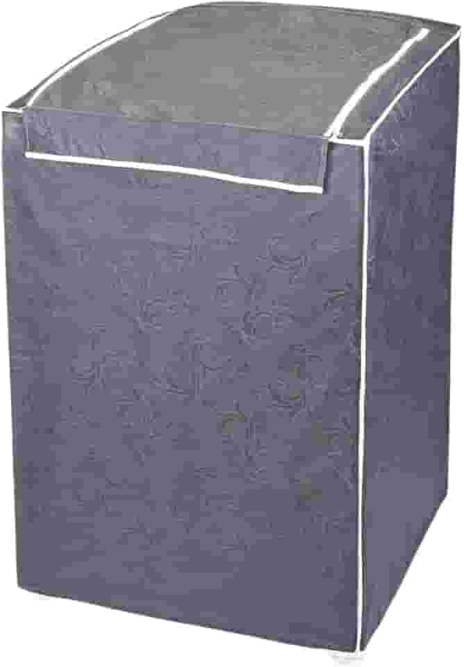"Capa Para Maquina De Lavar Brastemp Eletrolux Consul 12Kg 13Kg 14Kg 15Kg 16Kg 17Kg Impermeável Flanelada Com Zíper Proteção UV Material Super Resistente E Perolizado de Alta Qualidade" (Cinza)