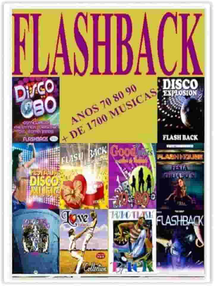 Pen Drive com Músicas Gravadas, Flashback anos 70.80.90