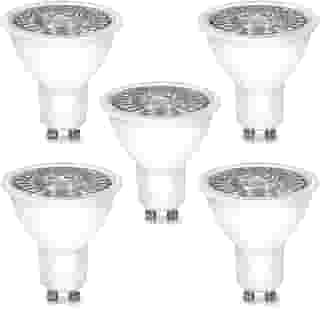 Kit 5 Lâmpadas Led Dicroica Mr16 Gu10 4,8w Bivolt Inmetro 3000k 4000k 6500K Luz Branco Frio Branco Neutro Branco Quente Tom Amarelo (Amarelo 2700K-3000K)