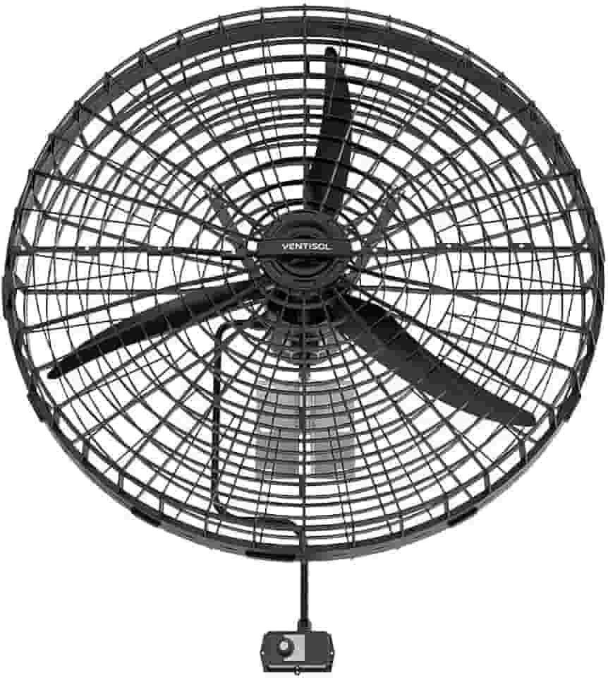 Ventisol Ventilador de parede 1 metro preto industrial 220v-GP VP1 M2GP