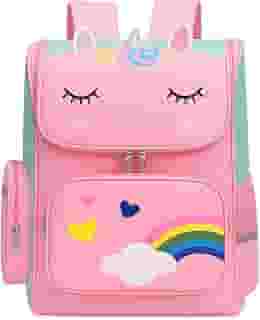Mochila Unicornio Infantil Feminina De Costas Menina escolar