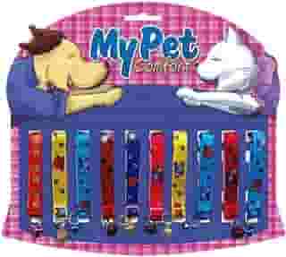 MY PET BRASIL Coleira Para Gato Display De Coleiras Para Gatos Coleira Com Guizo Coleiras Multicolor Com 10 Unidades Tamanho Único