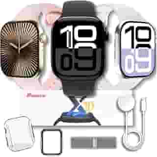 Smartwatch MICROWEAR (S10 Serie 10) Relogio Inteligente NFC Chatgpt Gps Decibéis Ip68 Original Masculino Feminino + Brindes (Preto)