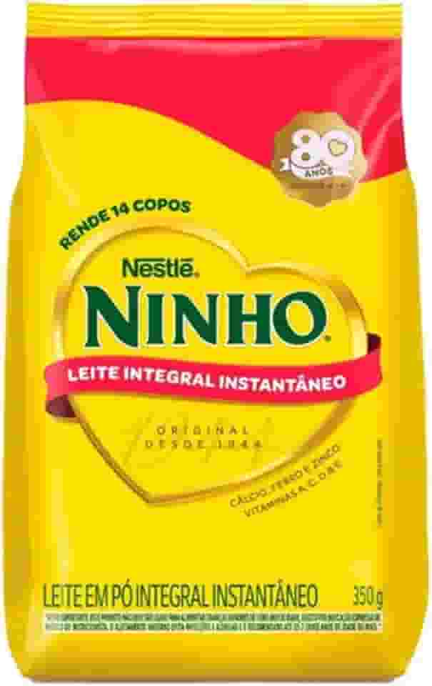 Leite em Pó Integral Instantâneo NINHO® Sachê 350g