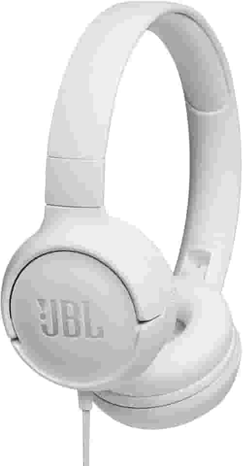 JBL, Fone de Ouvido, Tune 500, Com Fio - Branco