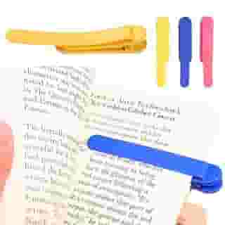 Kit 3 Marcadores de Página Linha Inteligente em Silicone Resistente para Leitura