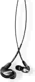 Shure SE215 PRO Fones de ouvido com fio - Fones de ouvido profissionais com isolamento de som, som nítido e graves profundos, microdriver dinâmico único, ajuste seguro no monitor auricular, estojo de