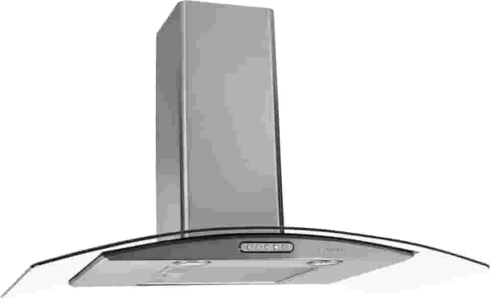 Fogatti Vidro Curvo Duto Slim 127 V New Order Coifa De Parece Cvc Slim Inox 90cm