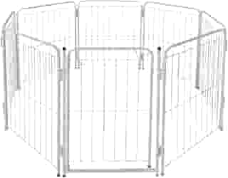 Cercadinho para Cachorros e Gatos PETYC Cercado Modular para Pets com 8 Peças, Portátil e Resistente