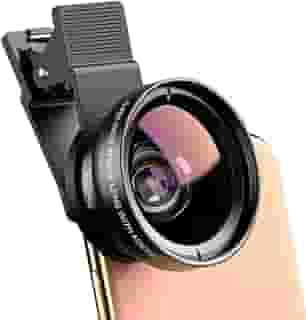 APEXEL Lente macro fotografia profissional p/smartphone, iPhone, Samsung, Galaxy, Oneplus, celular Android (serve em quase todos os telefones), acessório de lente macro p; celular para iPhone 13