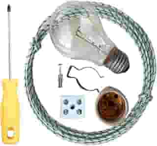 Kit Lâmpada Extra Forte Para Churrasqueira Fio 4 Metros 220v