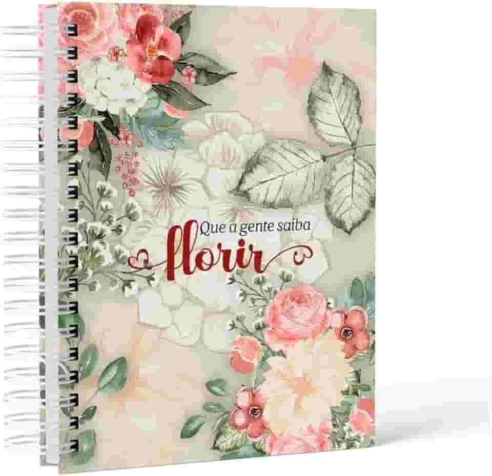 Caderno De Anotações - 200 Pag - Flores Naturais