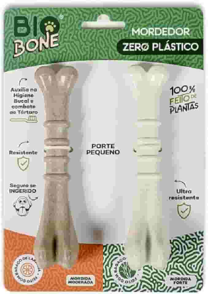 Kit Biobone 2 Unid. Mordedor Natural para Cães (Pequeno Kit, Laranja e Cana)