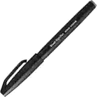 Pentel Caneta Pincel Brush Sign Pen Preta SM/SES15C-A