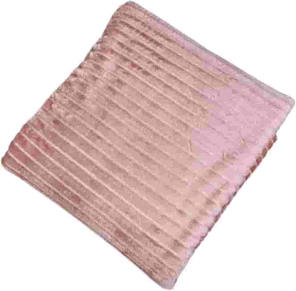 Cobertor Manta Canelada Soft Antialérgico 200m x 180m Microfibra, Casal Lisa (Salmão)