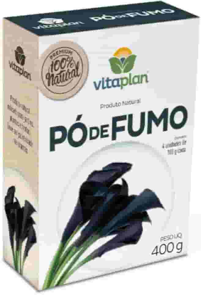Repelente Natural Contra Pragas Pó De Fumo 400g Plantas Flores Frutas Hortas Jardins Flor