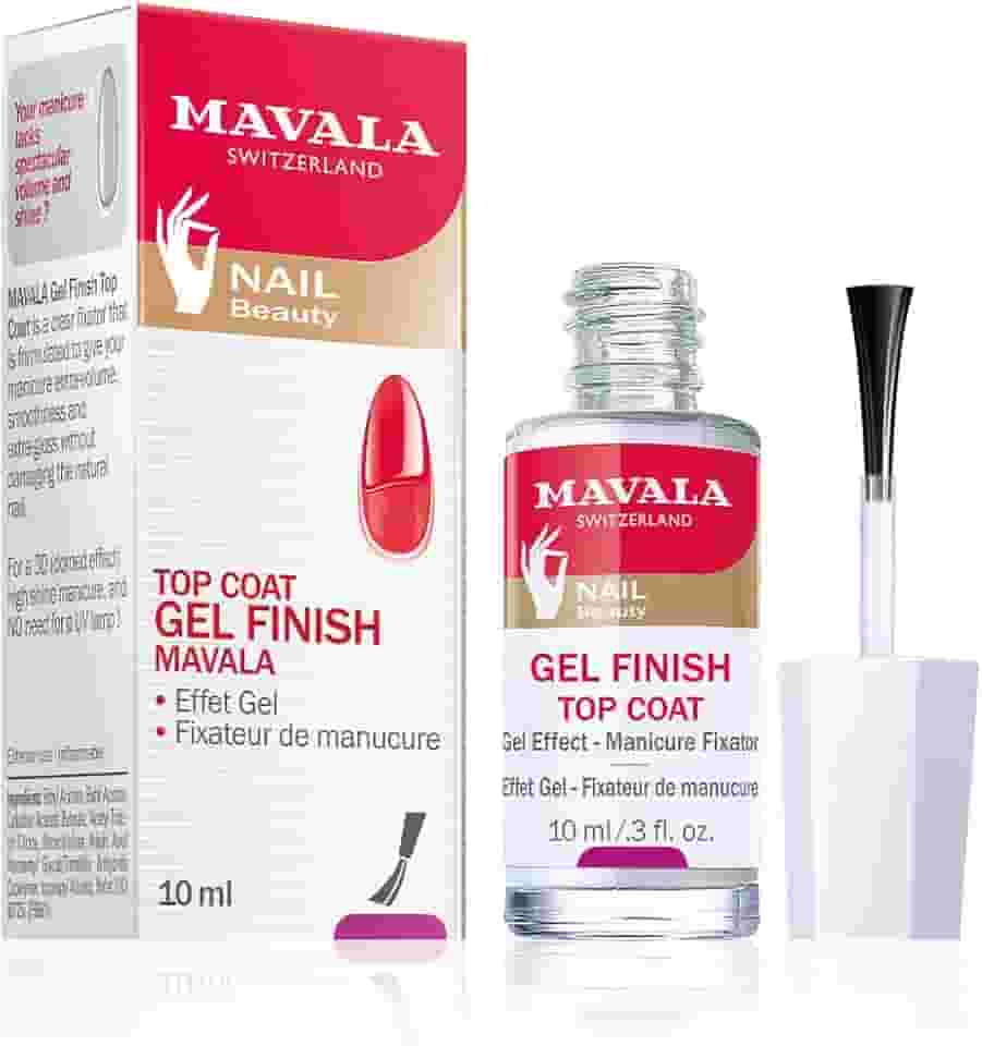 Mavala gel finish top coat - finalizador efeito gel 10ml