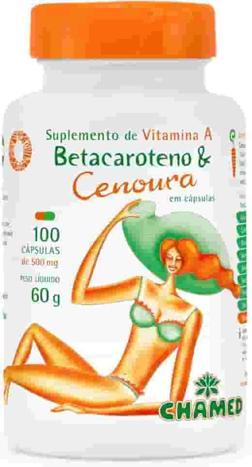 Chamel Betacaroteno 500 Mg Natural 60 G 100 Cápsulas
