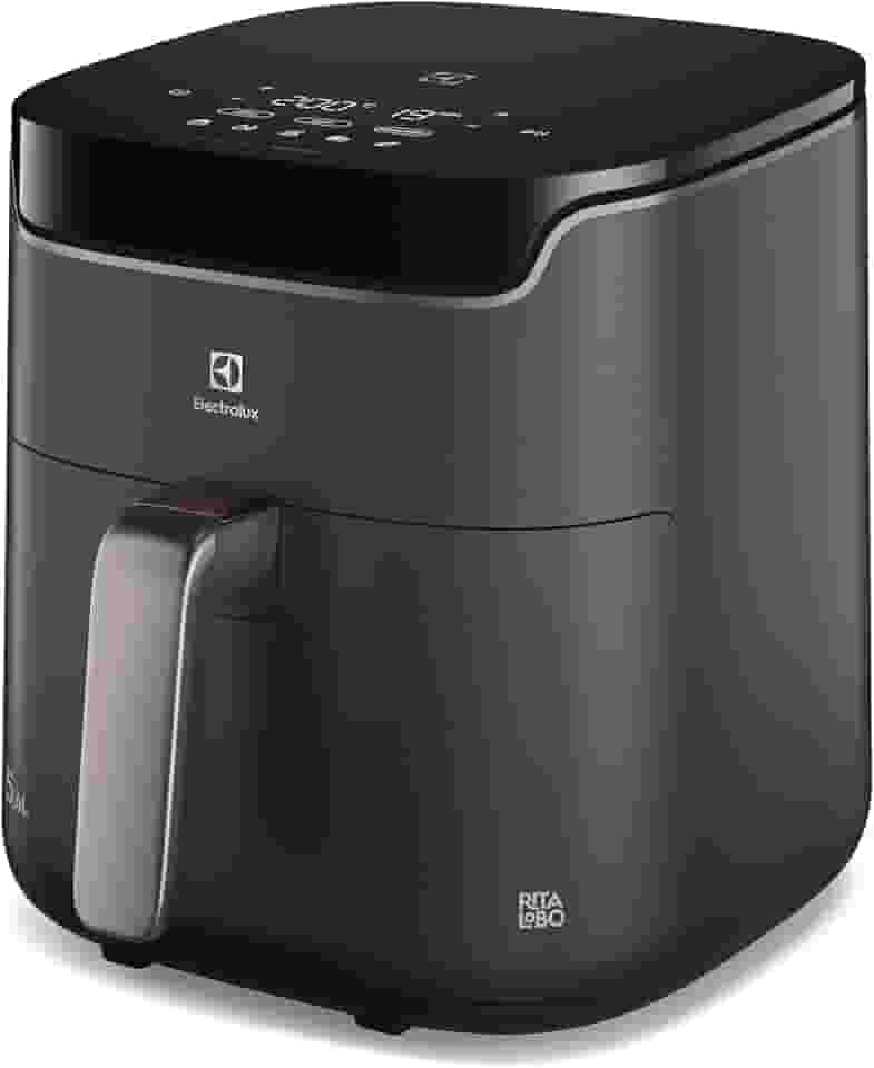 Air Fryer Electrolux por Rita Lobo 5,6L Digital Cinza Experience Economia de Energia 1400W (EAF45) 127V