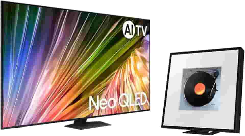 Samsung AI Big TV 85" Neo QLED 4K 85QN85D 2024 + Music Frame Samsung LS60D Combo