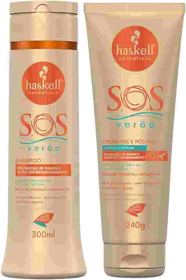 Kit SOS Verao Shampoo 300 Creme Pré/Pós Sol 240g