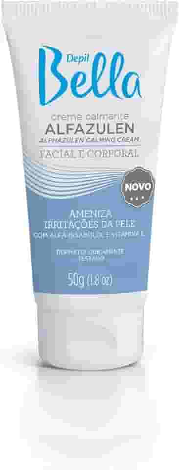 Depil Bella - Creme Facial e Corporal Hidratante Calmante Alfazulen 50g