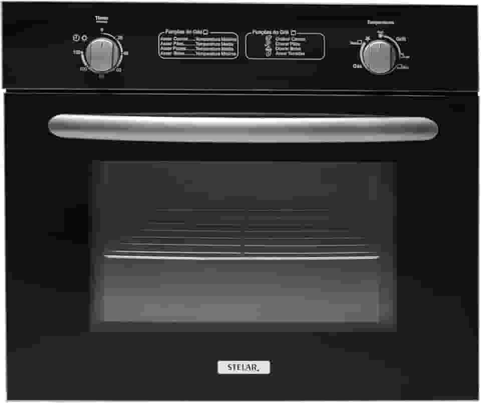 Forno De Embutir À Gás Stelar Napoli De 46 Litros Preto 127v