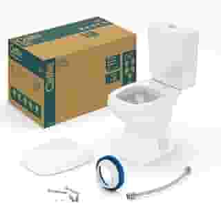 Kit de Bacia com Caixa Acoplada 3/6l e Itens de Instalação City Celite Branco