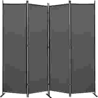 Ambiente Separador Dobrado Repartido, 4 Folha, Tamanho Grande 210 * 168cm, Biombo liso Divisor, Biombo Divisor de Ambiente, Biombo, Divisoria de Ambiente de Sala, Divisória de Ambiente de Sala