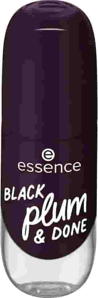 Esmalte de unhas com efeito gel essence 84 BLACK plum & DONE
