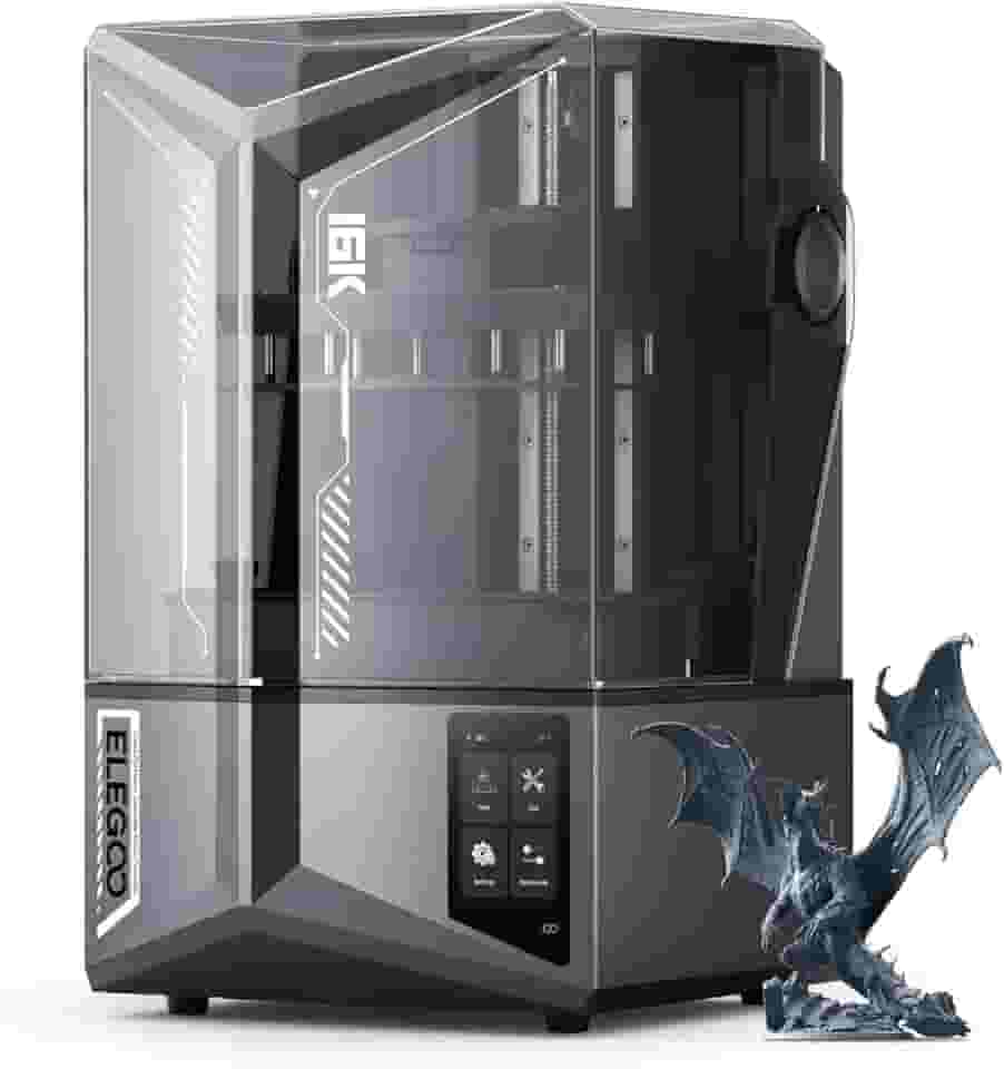 Impressora 3D de resina ELEGOO Saturn 4 Ultra 16K, Aquecimento de tanque inteligente, Impressão de alta velocidade de 150 mm/h, Tamanho de impressão grande de 8,33 × 4,66 × 8,66 polegadas