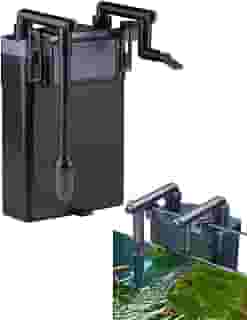 Filtro Externo Hang On para Aquário 500L/H – 6W Filtragem em Múltiplos Estágios, Baixo Consumo de Energia, Ideal para Aquários Pequenos (110V)