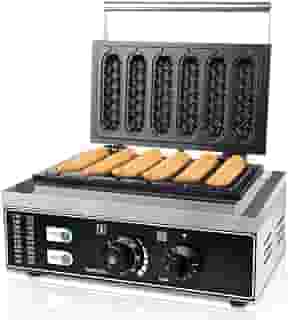 Genérico Máquina, Plástico E Metal - Preparar Até 6 Ao Mesmo Tempo em 5 Minutos, Máquina Crepeira Eletrica, 220V, 1550W,