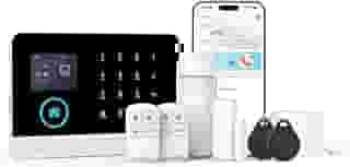 Clouree Sistema De Segurança Residencial - Kit De Alarme De 8 Peças Compatível Com Alexa, Tuey E Smart Life (Sem Contrato)