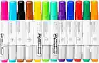 Conjunto 12 Marcadores Quadro Branco Colorido Caneta Apagável