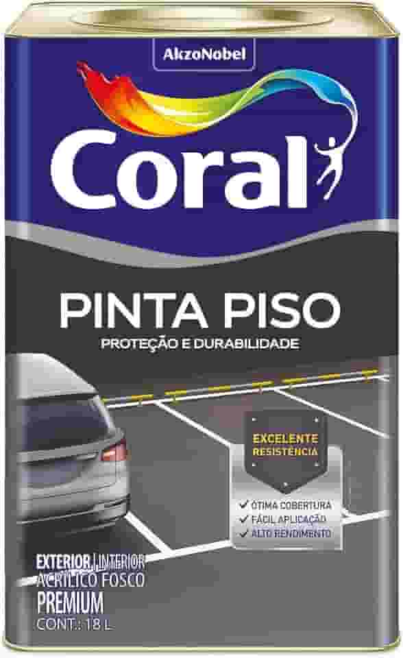 PINTA PISO CINZA MÉDIO 18L - CORAL