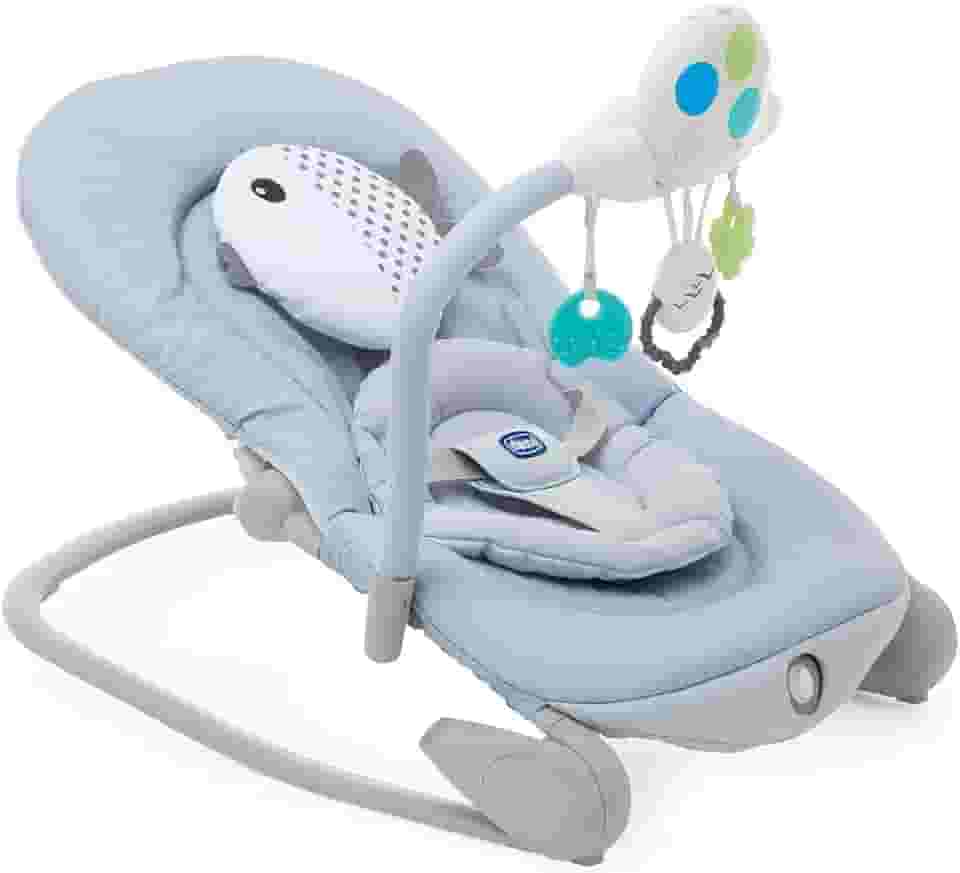 Cadeira Espreguiçadeira Chicco Balloon Regulavel Vibratória Azul - 79652390000