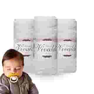 3 Lençol Berço Americano Bebe 100% Algodão Malha C/Elastico (3 branco)