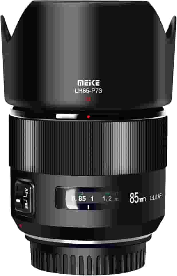 Lente 85 mm de retrato Meike F1.8 Full Frame, com foco automático, telefoto médio, compatível com câmeras SLR digitais Canon EOS com montagem EF, 5D Mark IV, 6D Mark II