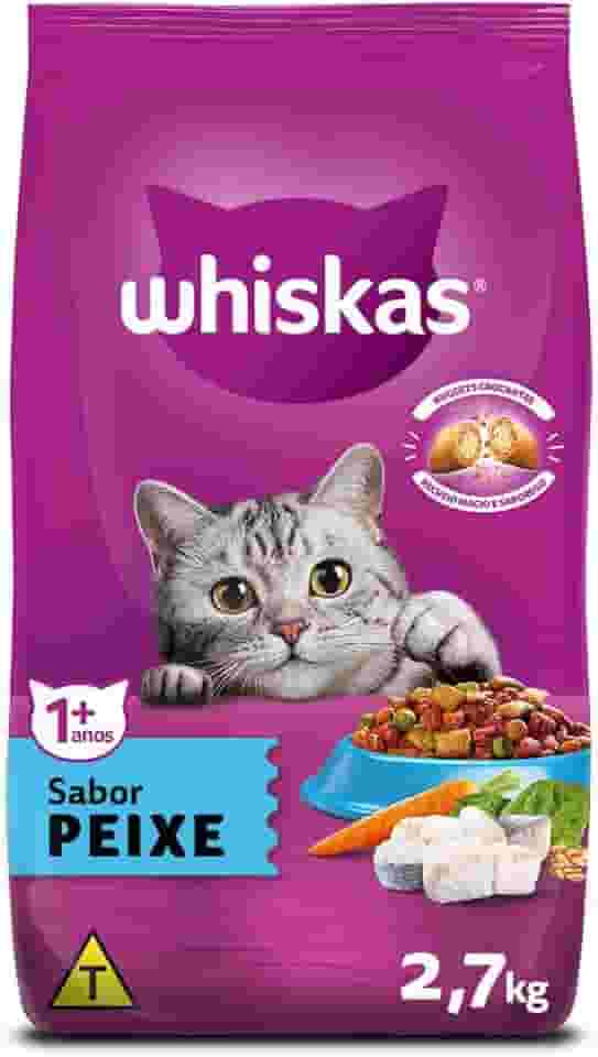 whiskas Ração Whiskas Peixe Gatos Adultos 2 7 Kg