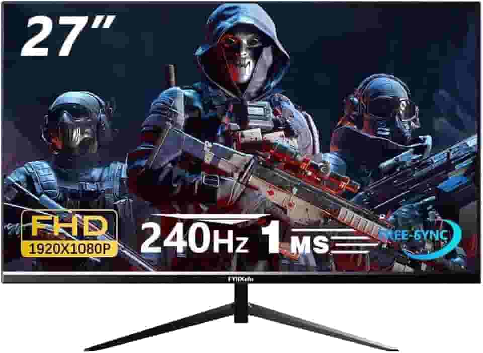 Monitor Gamer 27" FHD, 240Hz, 1ms, IPS, 1920X1080P, HDMI, Display Port, USB, compatível com G-sync, Freesync Premium Pro, Montagem VESA