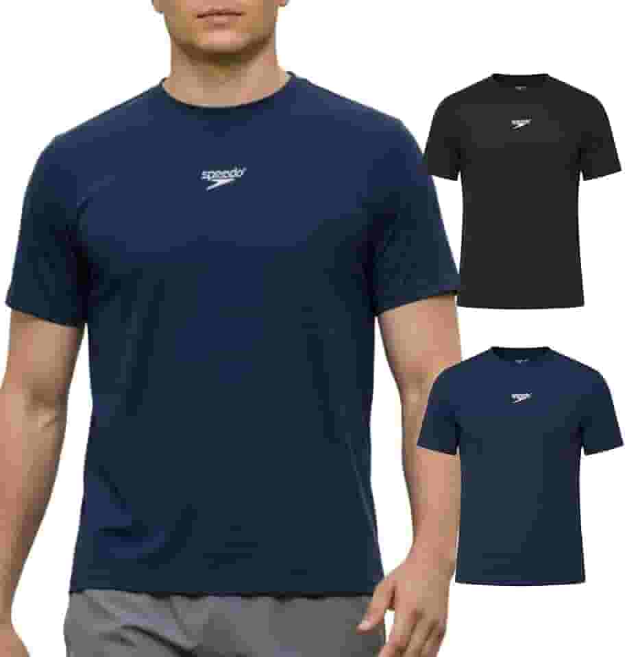 Kit 2 Camisetas Dry Fit Academia Esportiva Masculina Speedo