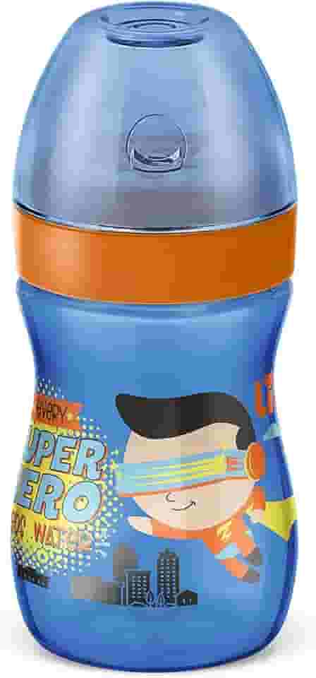Lillo Copo Evolution Bebedor Silicone 240 ml - Menino, Lillo, Azul/Laranja